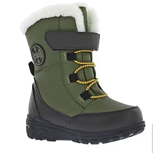 Totes Toddler Boy Lil Gordon Insulated Flat Heels Winter Boots Sz 6c - Picture 1 of 10